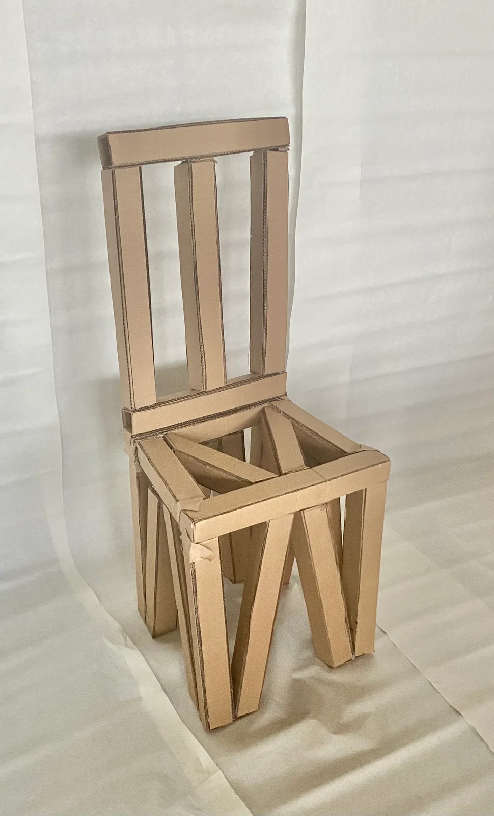 Handcrafted wooden chair